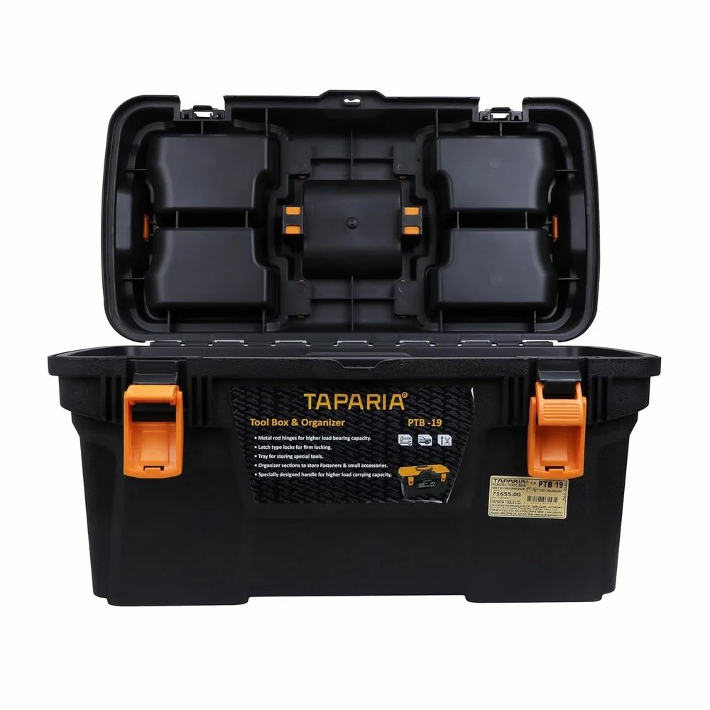 Taparia Plastic Tool Box With Organizer