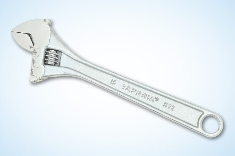 Taparia Adjustable Wrench - Phosphate Finish