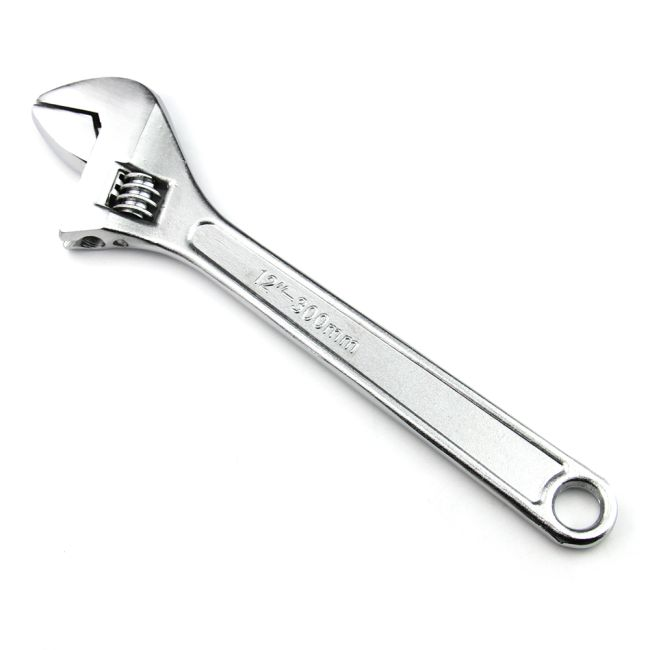 Taparia Adjustable Wrench - Chrome Plated