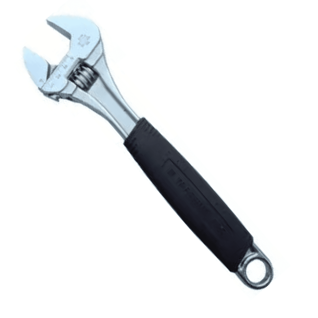 Taparia Adjustable Spanner Soft Grip - Chrome Plated