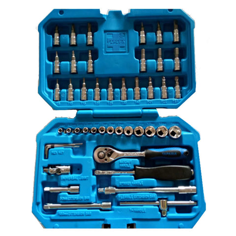 Taparia 1/4 Dr. Socket Set in Blow Moulding Box (SA 23)