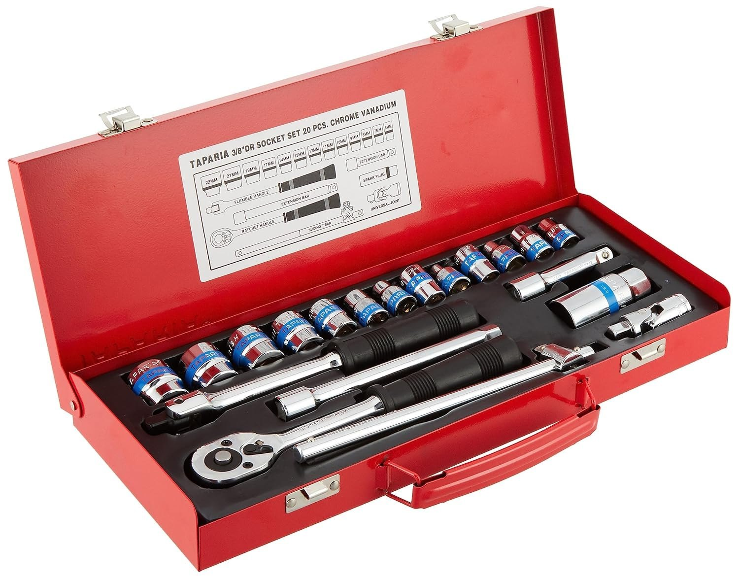 Taparia 3/8 Square Drive Socket Set (S 3/8 H)