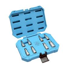 Taparia 1/2" Square Drive Hex Bit Socket Set 8 Pcs (SBSH8)