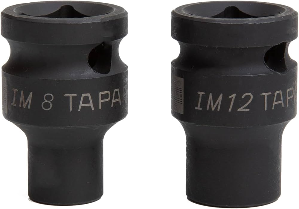 Taparia 1/2" Square Drive Impact Sockets (IM Series)